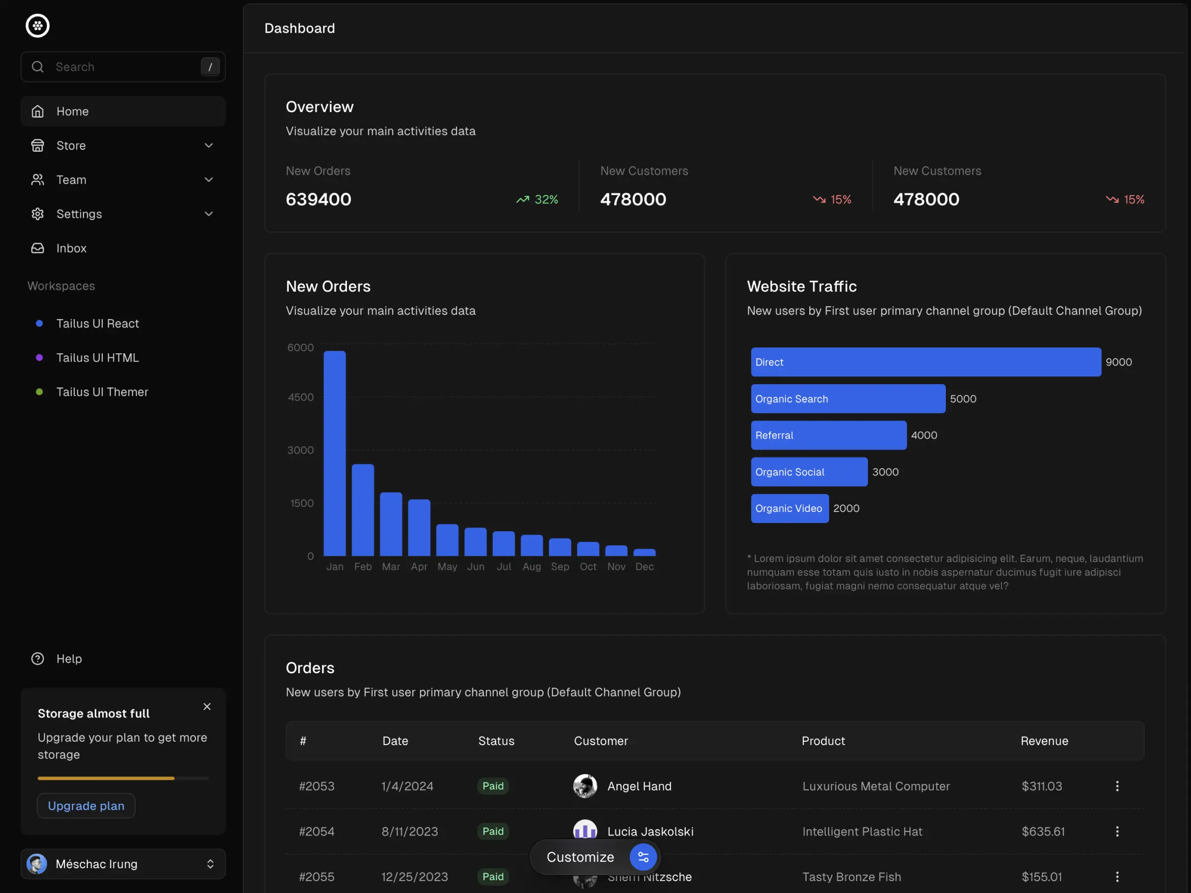 Editorial shadow card